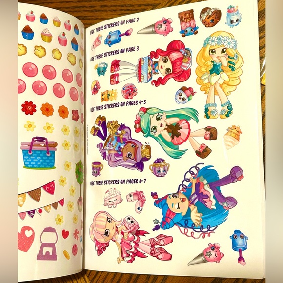 🍭 SHOPKINS SHOPPIES STICKER FUN BOOK 🍭 - Picture 5 of 14